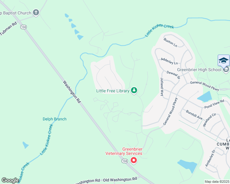 map of restaurants, bars, coffee shops, grocery stores, and more near 322 Kirkwood Drive in Evans