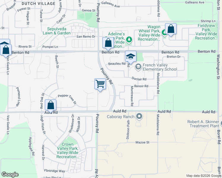 map of restaurants, bars, coffee shops, grocery stores, and more near 36796 Pebley Court in Winchester