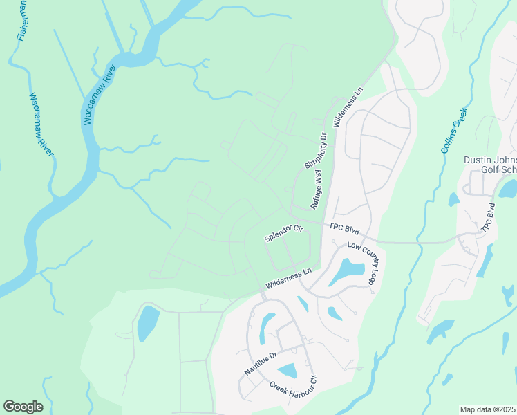 map of restaurants, bars, coffee shops, grocery stores, and more near 4010 McKinney Drive in Murrells Inlet