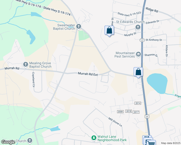 map of restaurants, bars, coffee shops, grocery stores, and more near 3 Timothy Crossing Court in North Augusta