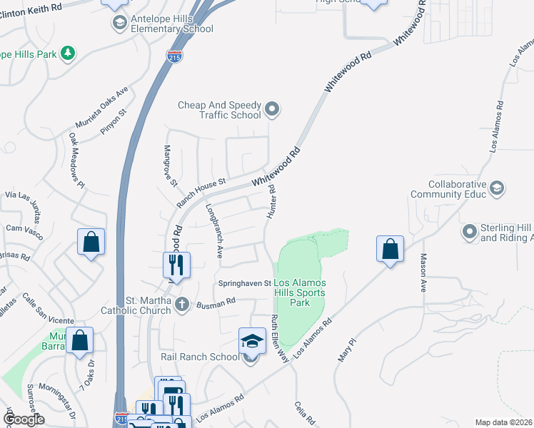 map of restaurants, bars, coffee shops, grocery stores, and more near 27933 Canyon Hills Way in Murrieta