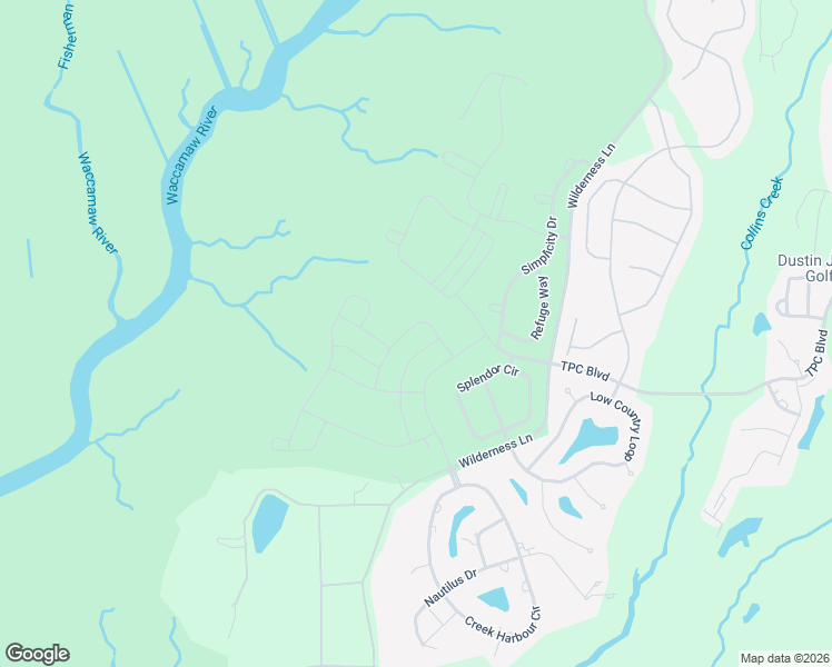 map of restaurants, bars, coffee shops, grocery stores, and more near 4047 McKinney Drive in Murrells Inlet