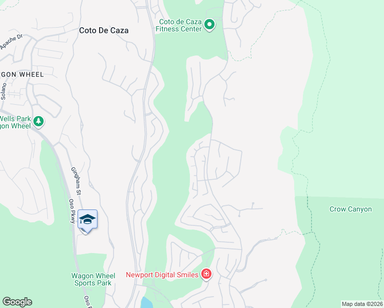 map of restaurants, bars, coffee shops, grocery stores, and more near 7 Rockrose Court in Coto de Caza