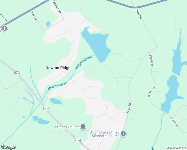 map of restaurants, bars, coffee shops, grocery stores, and more near 15 Tall Oak Trail in Covington