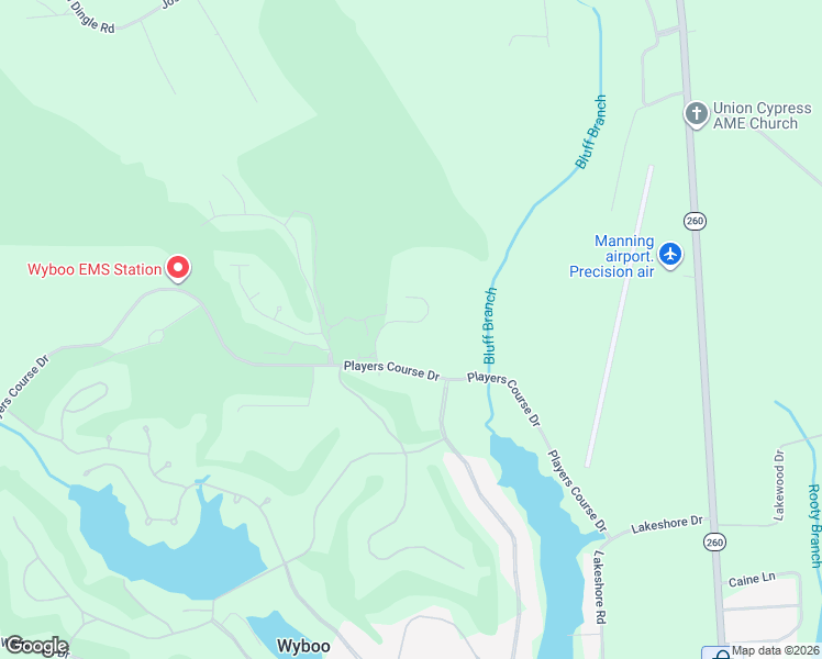 map of restaurants, bars, coffee shops, grocery stores, and more near 1160 Warrens Way in Manning