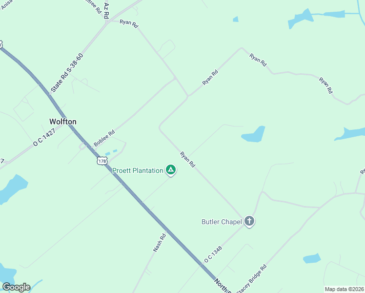 map of restaurants, bars, coffee shops, grocery stores, and more near 499 Ryan Road in Orangeburg