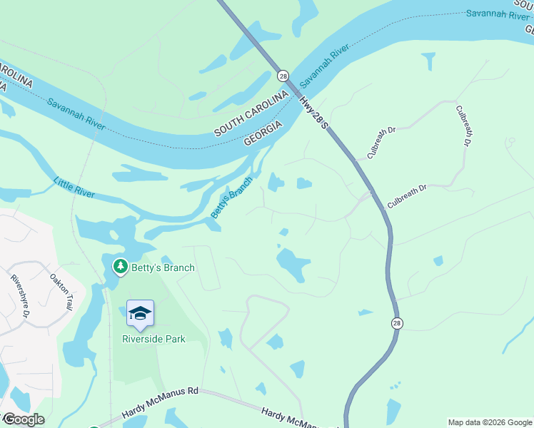 map of restaurants, bars, coffee shops, grocery stores, and more near 4244 Riverside Drive in Evans