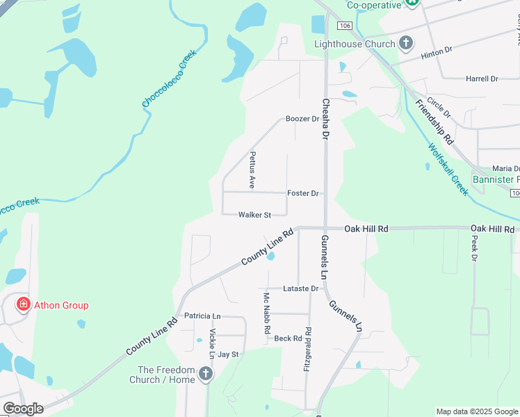 map of restaurants, bars, coffee shops, grocery stores, and more near 710 Walker Street in Oxford