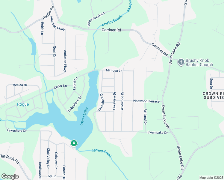 map of restaurants, bars, coffee shops, grocery stores, and more near 218 Lakeview Drive in Stockbridge