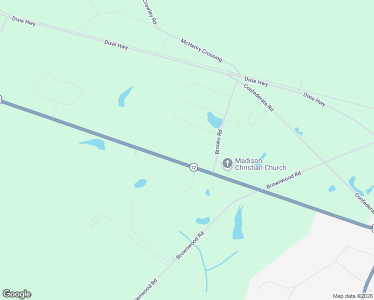 map of restaurants, bars, coffee shops, grocery stores, and more near 1901-2105 Atlanta Highway in Madison