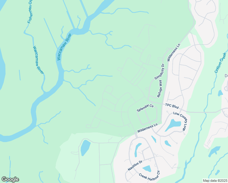 map of restaurants, bars, coffee shops, grocery stores, and more near TPC Boulevard in Murrells Inlet