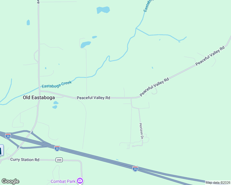 map of restaurants, bars, coffee shops, grocery stores, and more near 2539 County Road 1 in Eastaboga