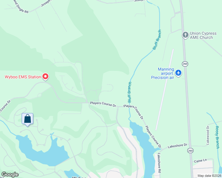 map of restaurants, bars, coffee shops, grocery stores, and more near 1160 Warrens Way in Manning