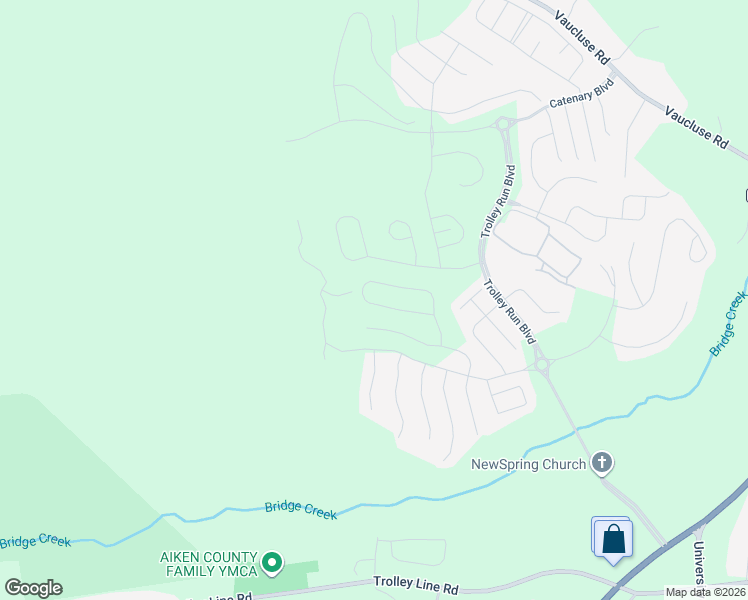 map of restaurants, bars, coffee shops, grocery stores, and more near 9166 Keagen Boulevard in Aiken