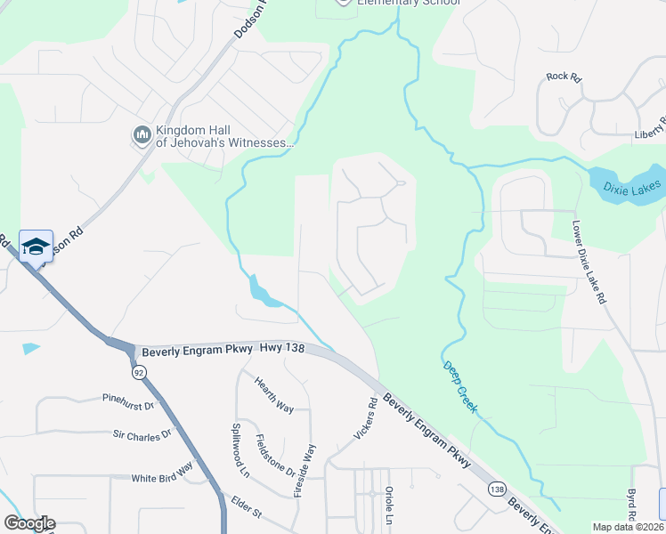 map of restaurants, bars, coffee shops, grocery stores, and more near 6149 Red Top Loop in Fairburn