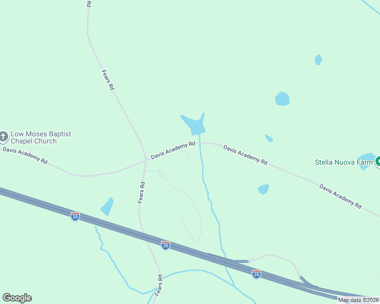 map of restaurants, bars, coffee shops, grocery stores, and more near 2802-2872 Davis Academy Road in Rutledge