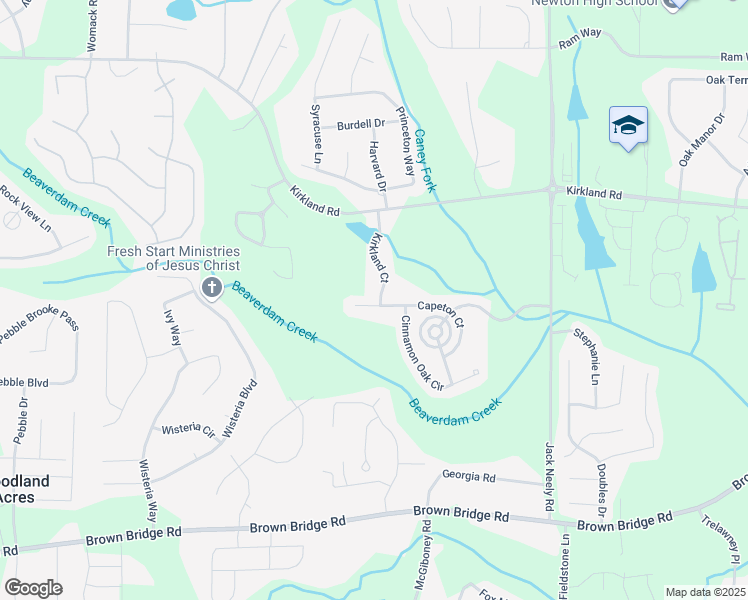 map of restaurants, bars, coffee shops, grocery stores, and more near 240 Capeton Court in Covington