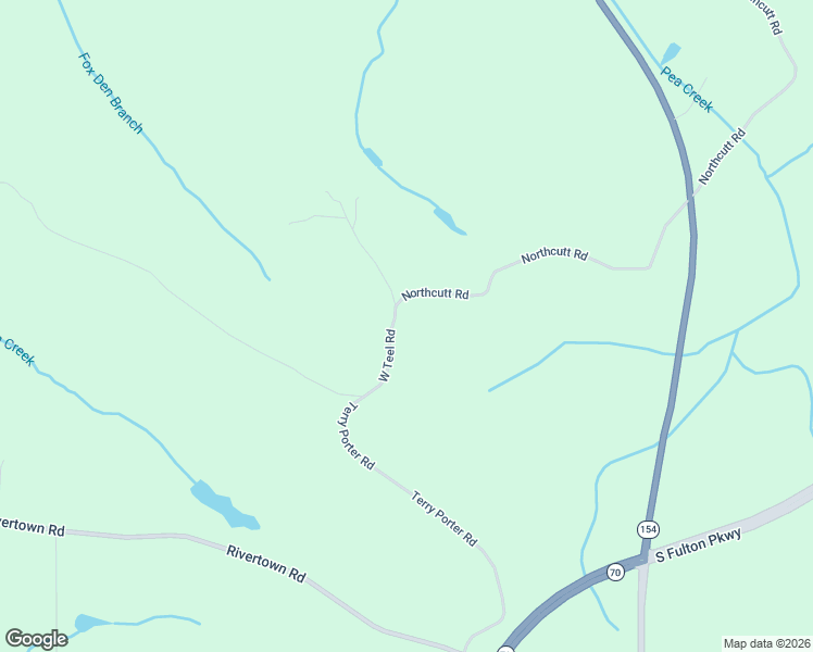 map of restaurants, bars, coffee shops, grocery stores, and more near 6165 Petersburg Road in Fairburn