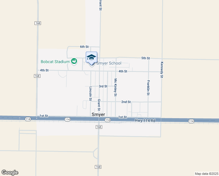 map of restaurants, bars, coffee shops, grocery stores, and more near 309 Cleveland Street in Levelland