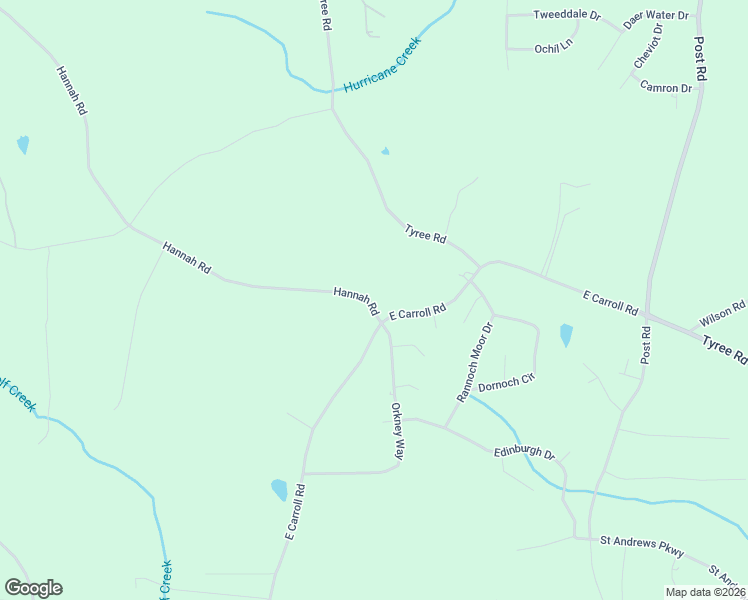 map of restaurants, bars, coffee shops, grocery stores, and more near 7980 Hannah Road in Winston