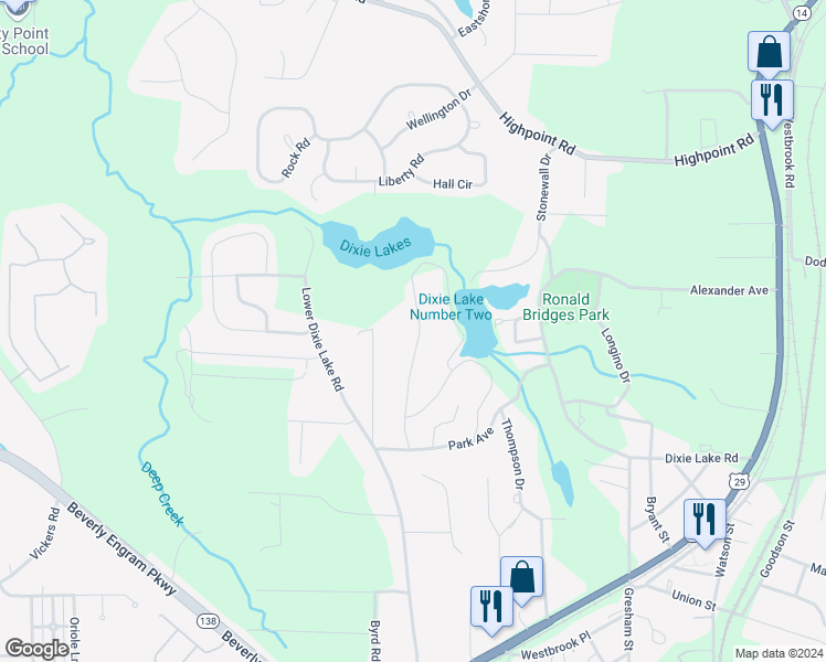 map of restaurants, bars, coffee shops, grocery stores, and more near 6165 Forrest Avenue in Union City