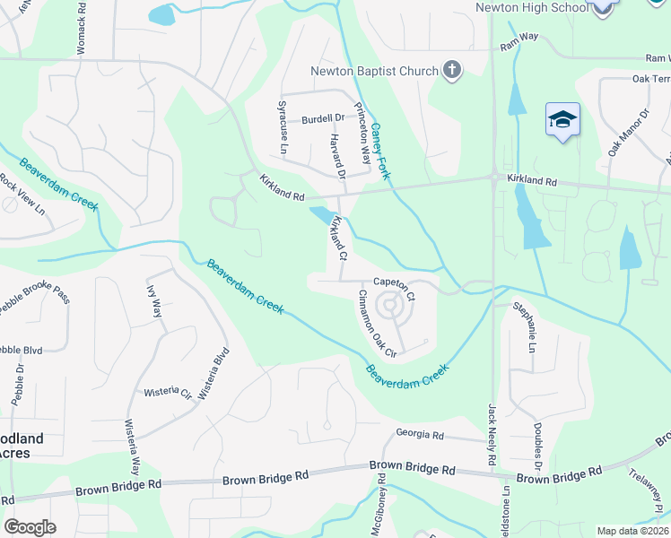 map of restaurants, bars, coffee shops, grocery stores, and more near 95 Kirkland Court in Covington