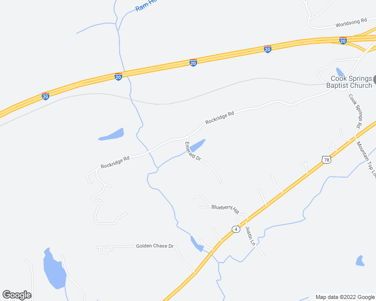 map of restaurants, bars, coffee shops, grocery stores, and more near 8 Emerald Drive in Pell City