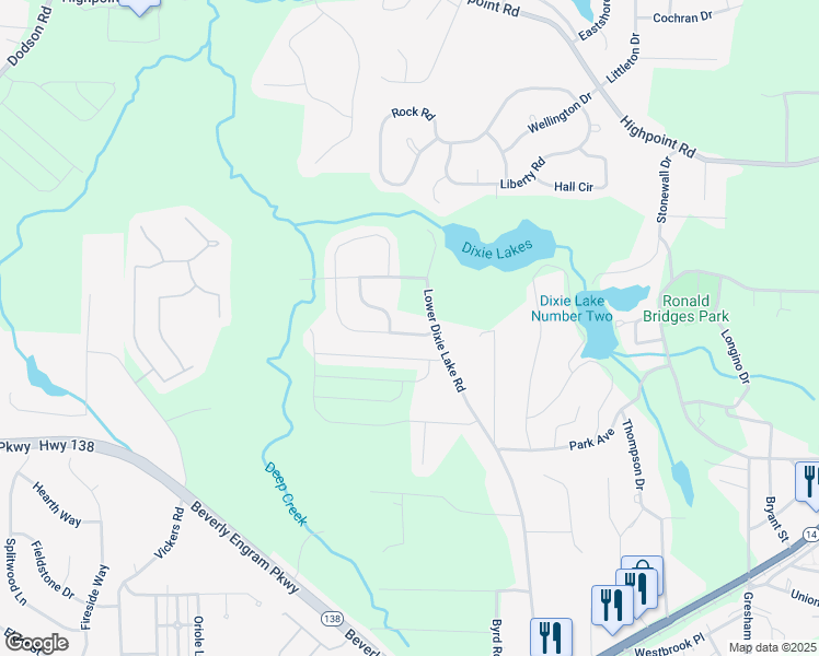map of restaurants, bars, coffee shops, grocery stores, and more near 5800 Union Walk Drive in Union City