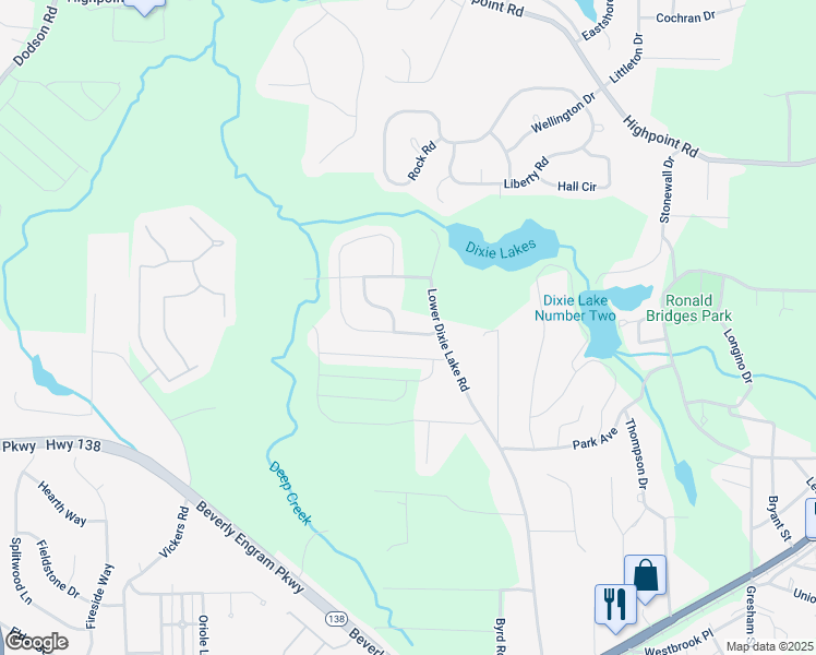 map of restaurants, bars, coffee shops, grocery stores, and more near 5800 Union Walk Drive in Union City