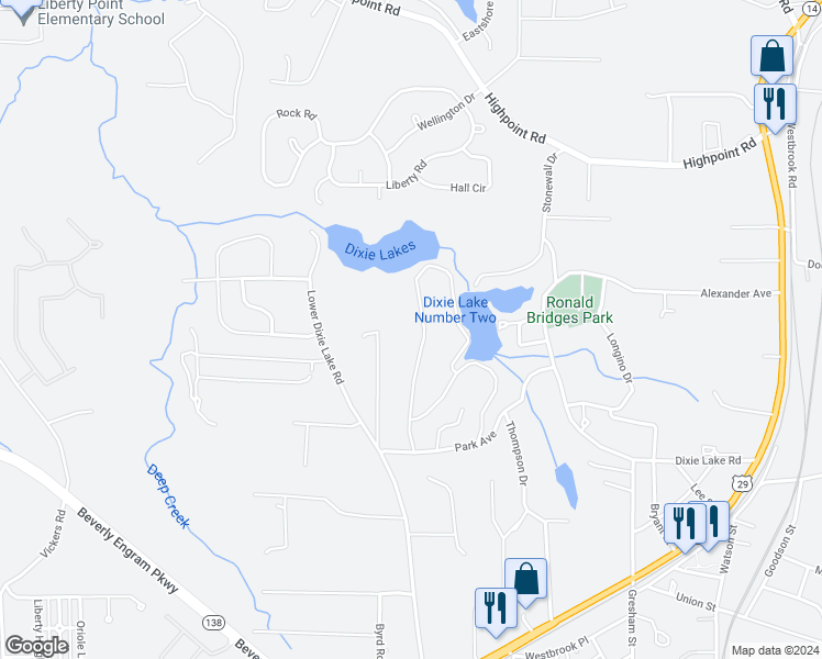 map of restaurants, bars, coffee shops, grocery stores, and more near 6155 Forrest Avenue in Union City
