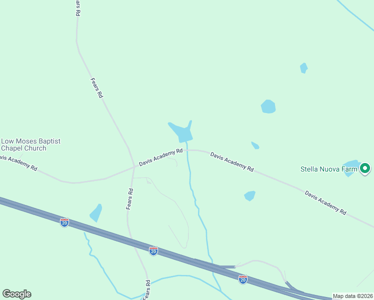 map of restaurants, bars, coffee shops, grocery stores, and more near 2802 Davis Academy Road in Rutledge