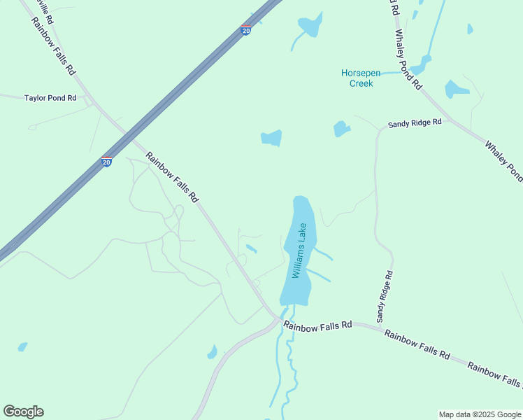 map of restaurants, bars, coffee shops, grocery stores, and more near 498 Rainbow Falls Road in Graniteville