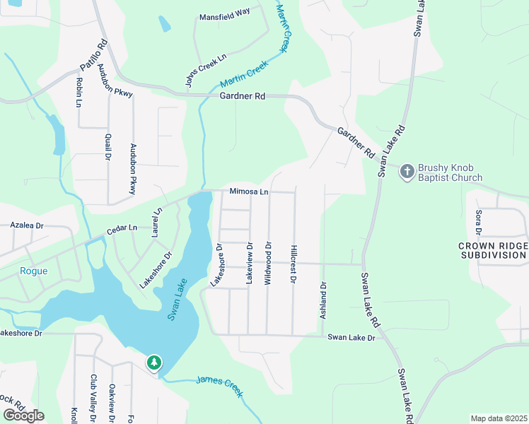 map of restaurants, bars, coffee shops, grocery stores, and more near 230 Wildwood Drive in Stockbridge