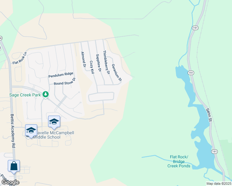 map of restaurants, bars, coffee shops, grocery stores, and more near 6070 Mahogany Terrace in Graniteville
