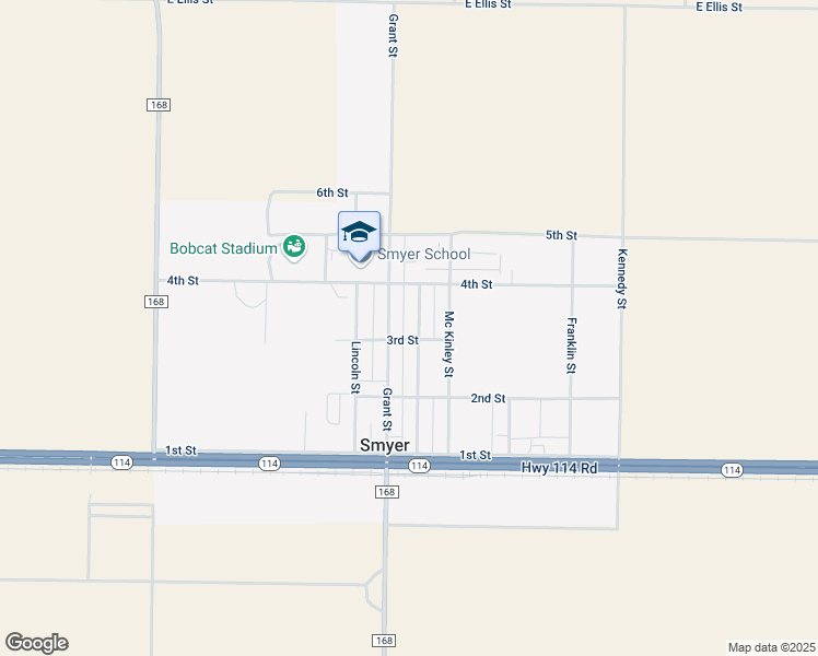 map of restaurants, bars, coffee shops, grocery stores, and more near 309 Cleveland Street in Levelland
