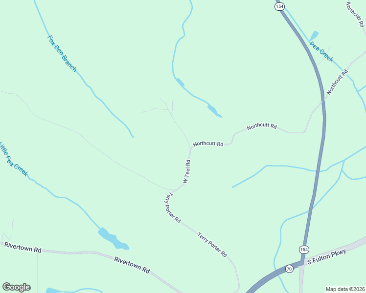 map of restaurants, bars, coffee shops, grocery stores, and more near 6165 Petersburg Road in Fairburn