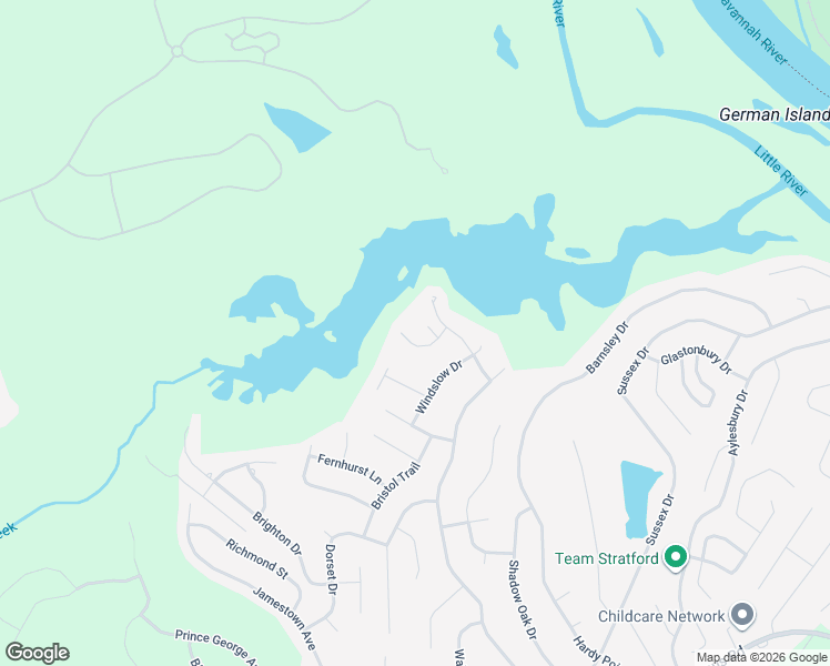 map of restaurants, bars, coffee shops, grocery stores, and more near 5124 Pickering Point in Evans
