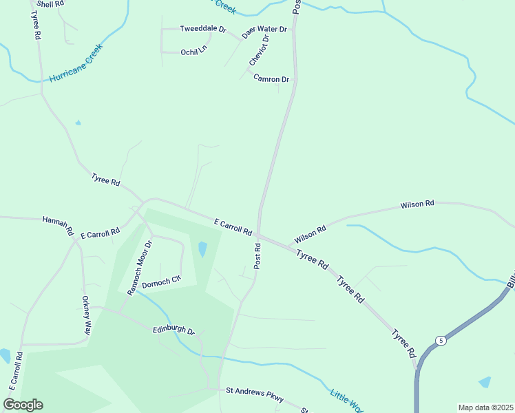 map of restaurants, bars, coffee shops, grocery stores, and more near 7970 Post Road in Winston