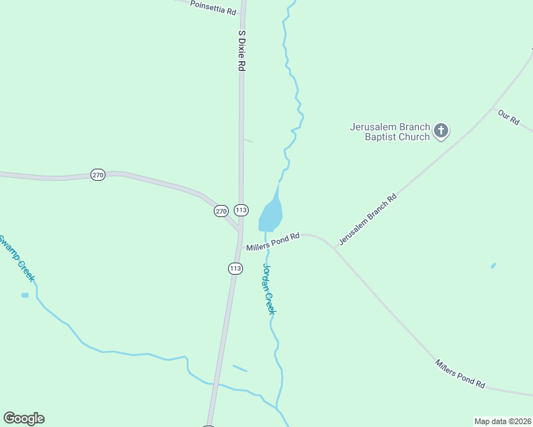 map of restaurants, bars, coffee shops, grocery stores, and more near 668 Millers Pond Road in Salley