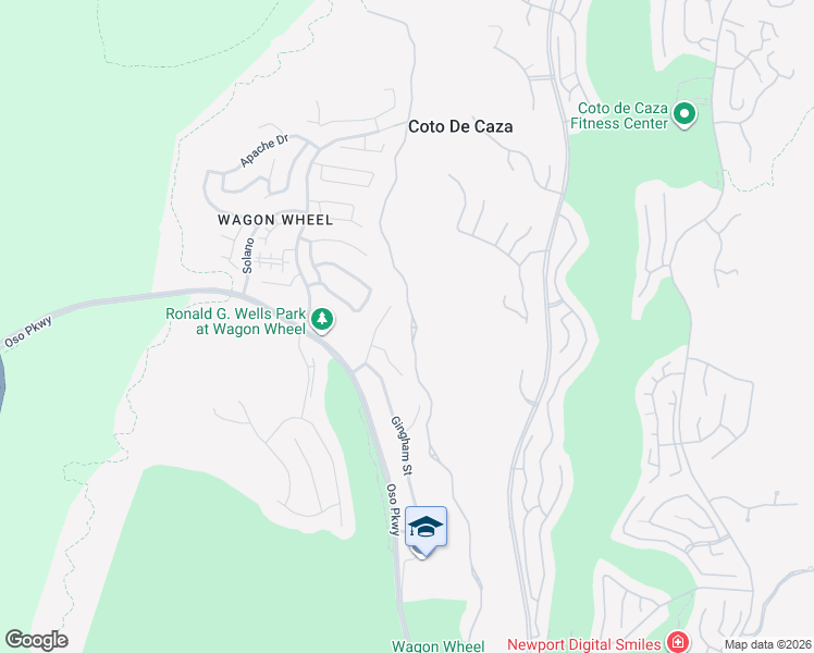 map of restaurants, bars, coffee shops, grocery stores, and more near 2 Coto De Caza Drive in Coto de Caza