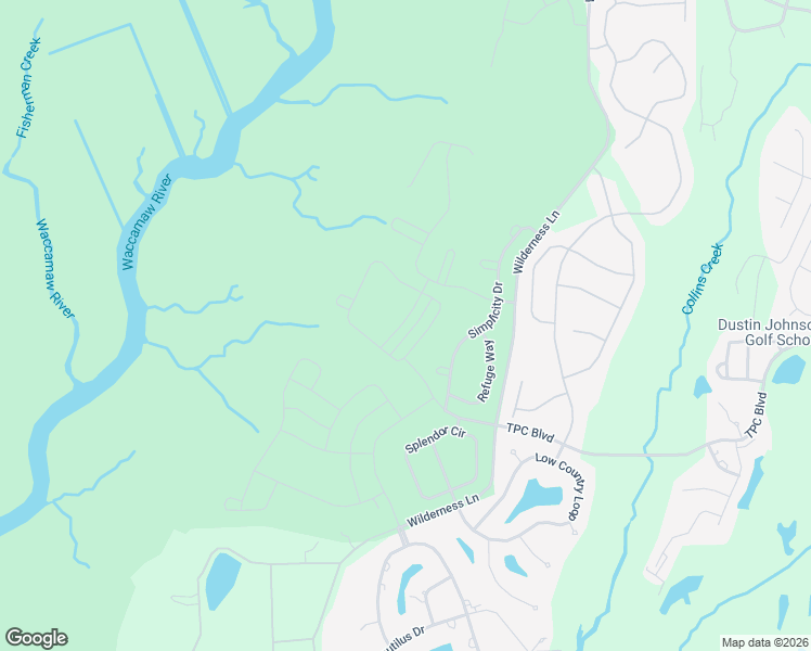 map of restaurants, bars, coffee shops, grocery stores, and more near 2084 Silver Island Way in Murrells Inlet