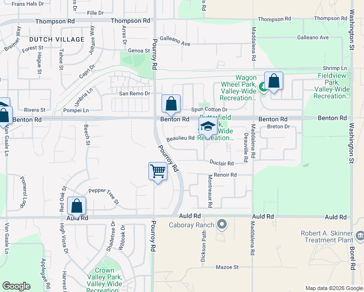 map of restaurants, bars, coffee shops, grocery stores, and more near 36616 Chantecler Road in Winchester