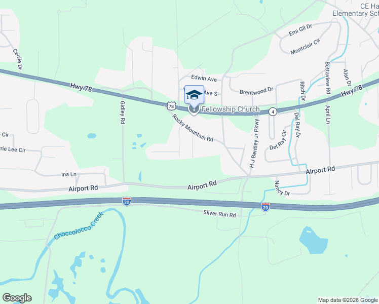 map of restaurants, bars, coffee shops, grocery stores, and more near 81 Gwendale Lane in Oxford