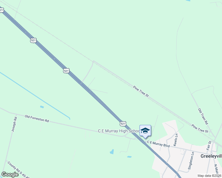 map of restaurants, bars, coffee shops, grocery stores, and more near 12 Fraternal Drive in Greeleyville