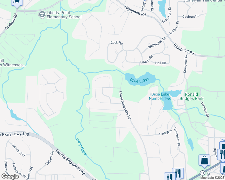 map of restaurants, bars, coffee shops, grocery stores, and more near 5901 Union Woods Way in Union City