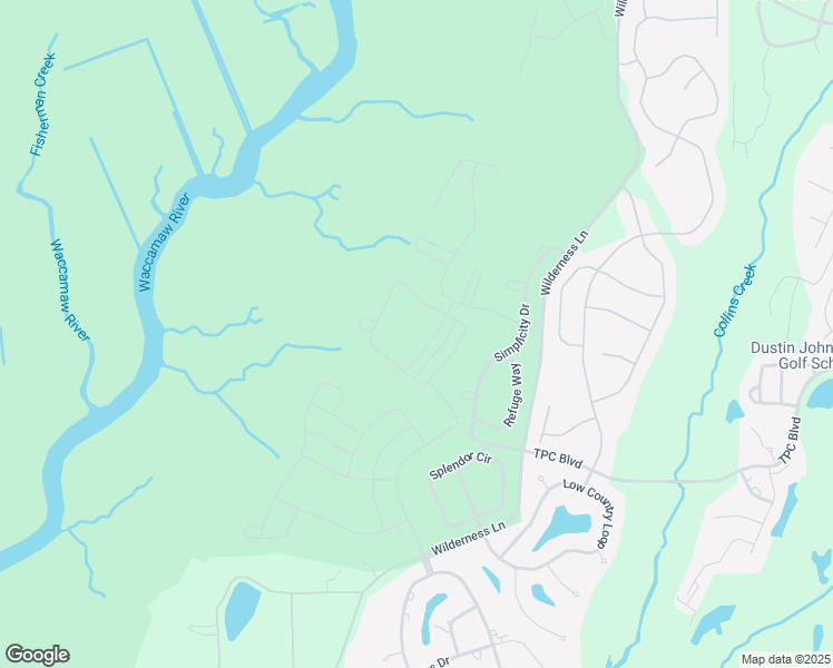 map of restaurants, bars, coffee shops, grocery stores, and more near 2084 Silver Island Way in Murrells Inlet