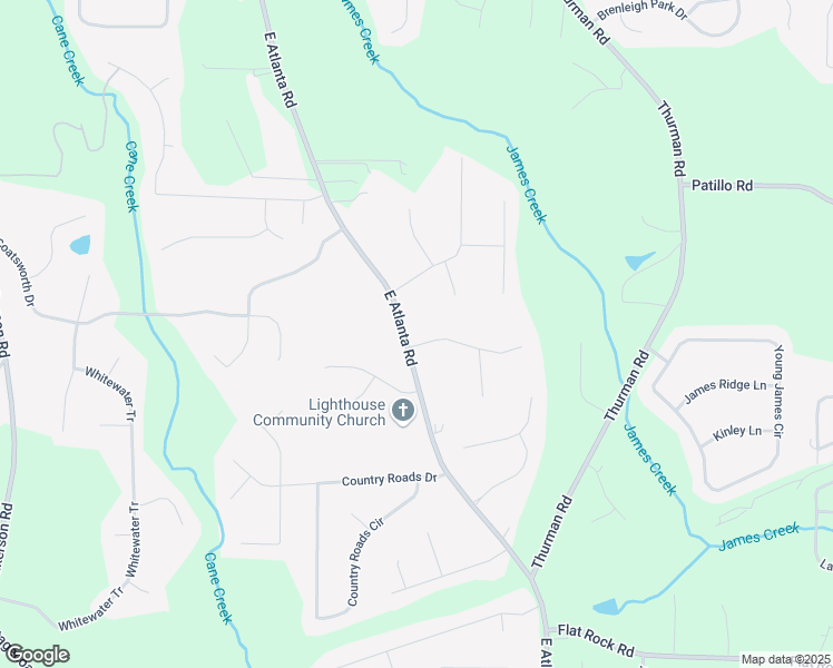 map of restaurants, bars, coffee shops, grocery stores, and more near 105 Sagebrush Road in Stockbridge