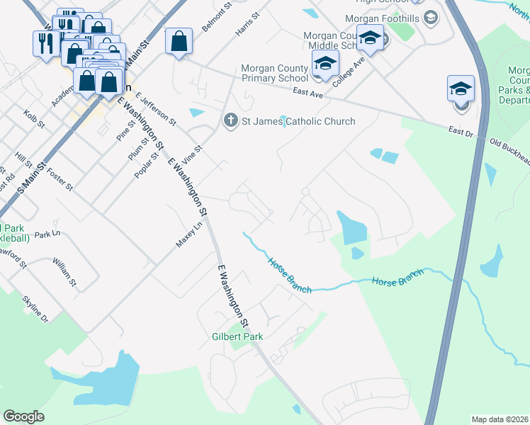 map of restaurants, bars, coffee shops, grocery stores, and more near 573 Sycamore Street in Madison
