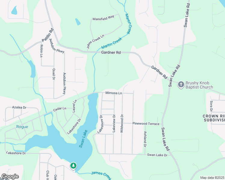 map of restaurants, bars, coffee shops, grocery stores, and more near 220 Mimosa Lane in Stockbridge