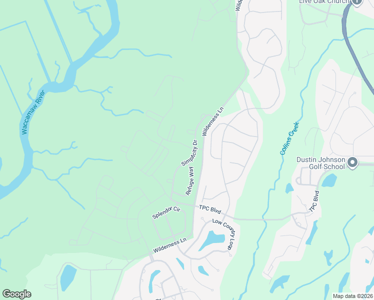 map of restaurants, bars, coffee shops, grocery stores, and more near 113 Creekhaven Drive in Murrells Inlet